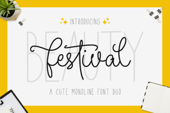 Beauty Festival Font: A Designer's Take on Chic Branding