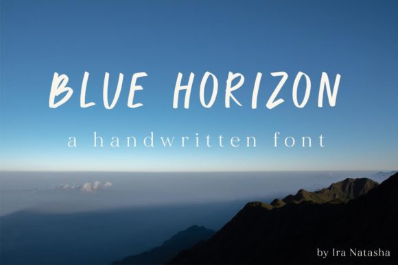 Blue Horizon: The Handwritten Typeface That Elevates Campaigns
