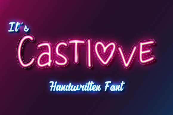 Castlove Font: The Perfect Handwritten Typeface for Makers