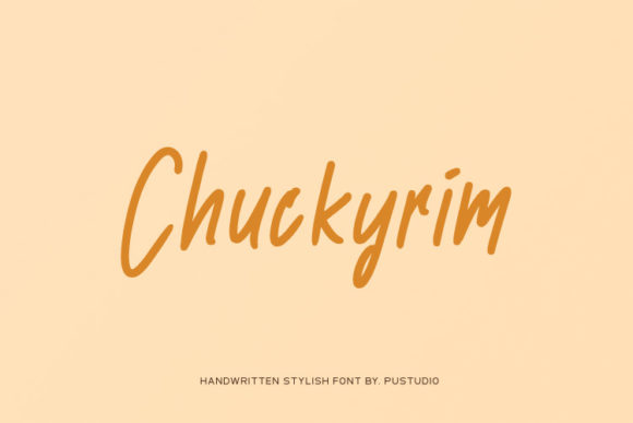 Chuckyrim: A Handwritten Typeface for Modern Web Design