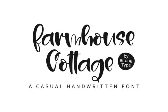 Designing with Farmhouse Cottage: A Friendly Script Font for Brands