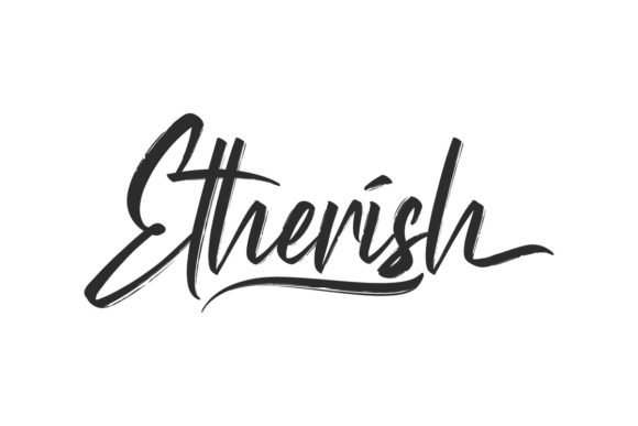 Etherish Font: A Handwritten Typeface for Editorial Design