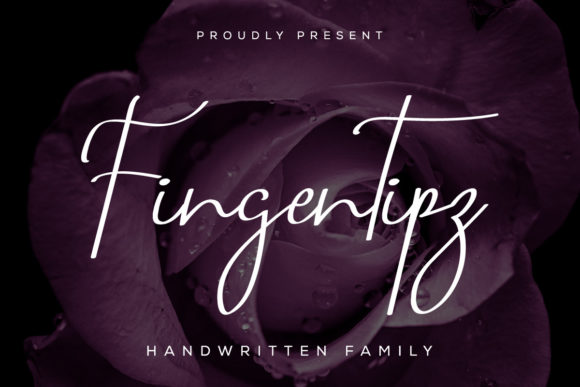 Fingertipz: A Handwritten Typeface for Editorial Warmth