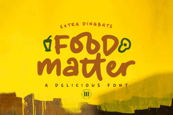 Food Matter: A Handwritten Typeface for Editorial Warmth