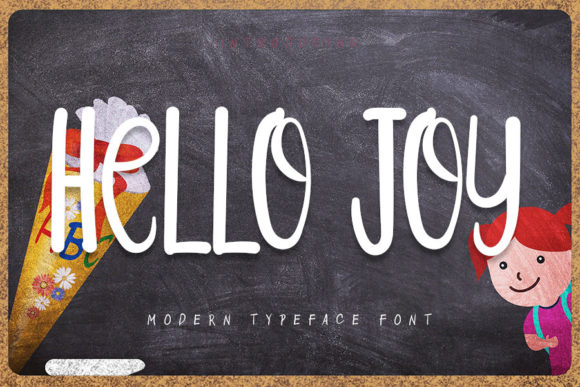 Hello Joy: A Playful Script Font for Editorial Design