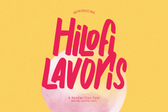 Hilofi Lavoris: A Brushed Script Font for Web Headers