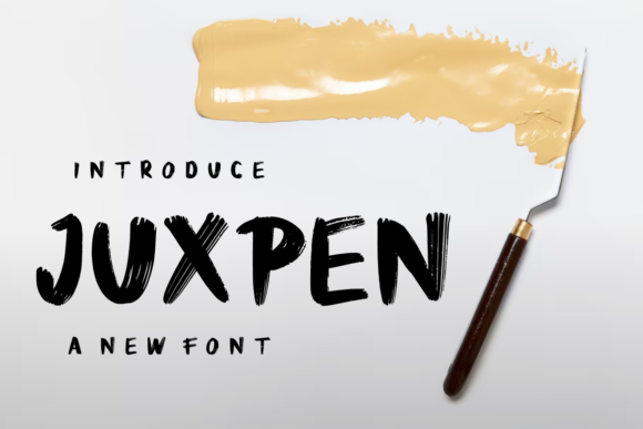 Juxpen: A Natural Handwritten Font for Authentic Branding