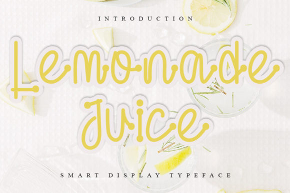 Lemonade Juice Font: A Fresh Typeface for Small Business Branding