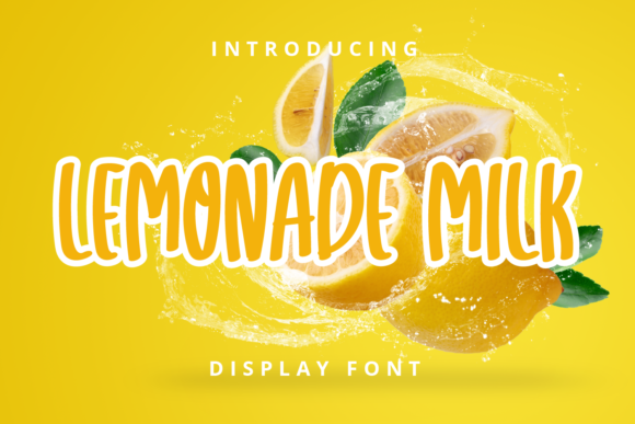Lemonade Milk Font Review: A Quirky Script for Casual Brands