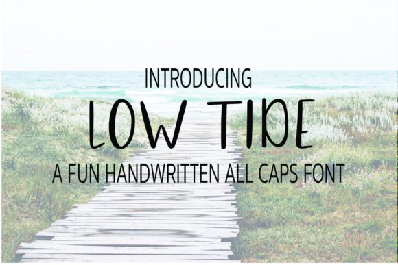 Low Tide: A Handwritten Font for Editorial Design