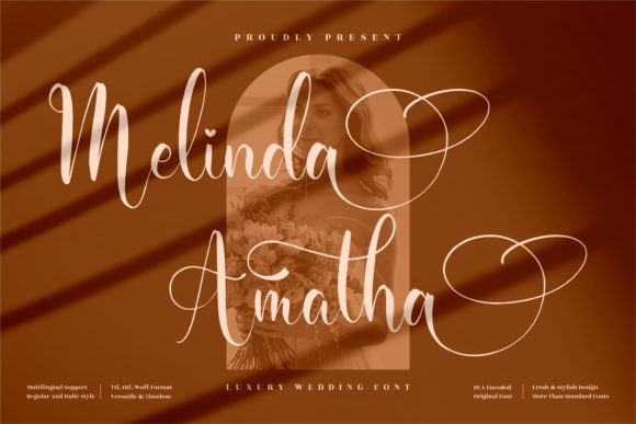 Melinda Amatha: The Script Font for Scroll-Stopping Brand Content