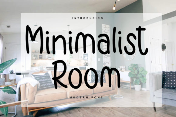 Minimalist Room: A Handwritten Font for Modern Branding
