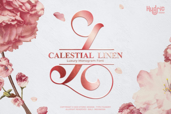 Monogram Calestial Linen: A Romantic Typeface for Web Design