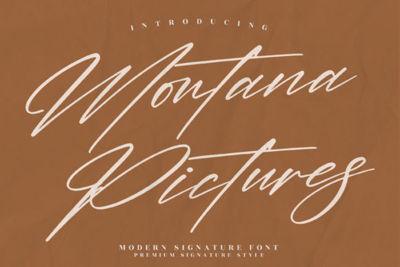 Montana Pictures: A Timeless Script Font for Makers