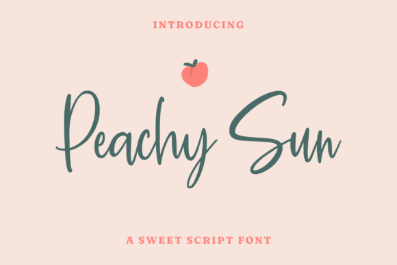Peachy Sun: A Timeless Script Font for Editorial Design