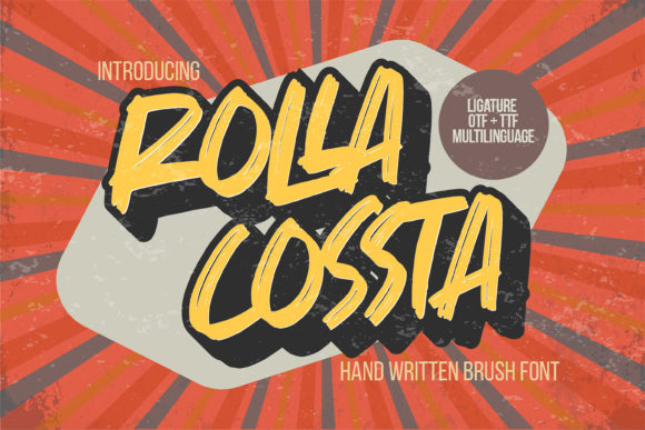 Rolla Cossta Font Review: A Bold Script for Web Headers