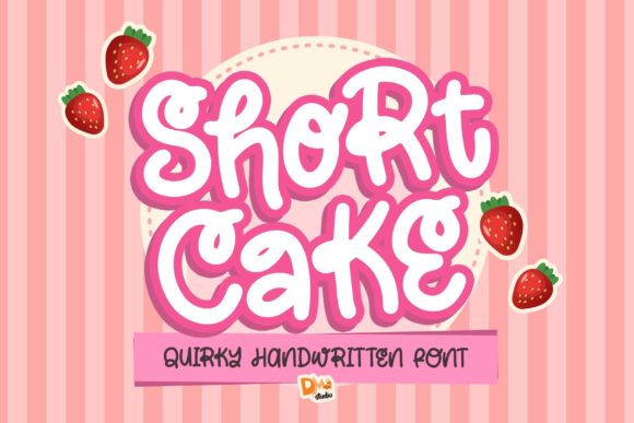 Short Cake: A Playful Script Font for Editorial Design