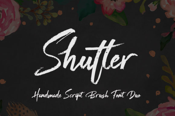 Shutter and White: A Brush Typeface for Bold Branding