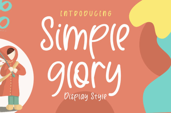 Simple Glory Font: A Playful Script for Small Business Branding