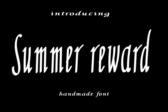 Summer Reward Font Review for Social Campaigns