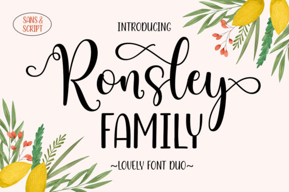 Upgrade Your Brand with the Ronsley Family Duo Typeface
