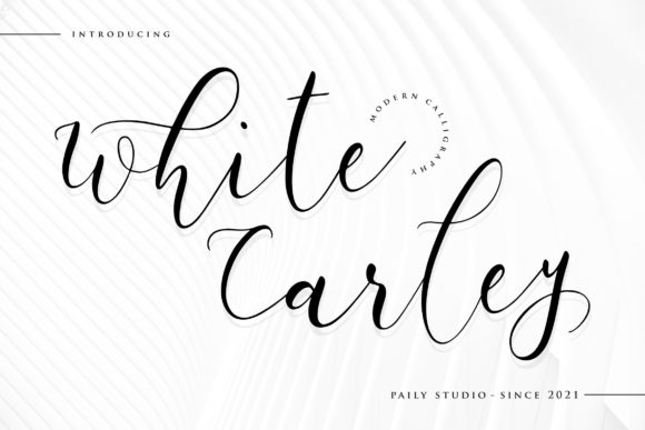White Carley: A Timeless Script Font for Editorial Design