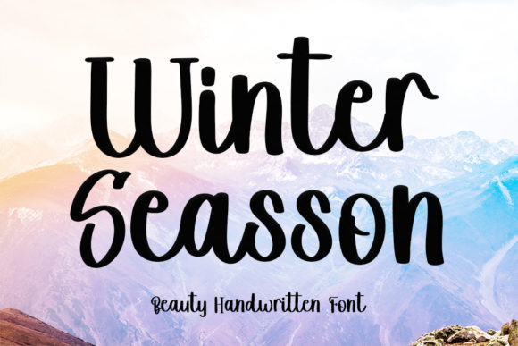 Winter Seasson: A Handwritten Font for Polished Branding
