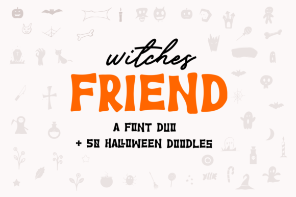 Witches Friend Duo: A Chic Script Typeface for Branding